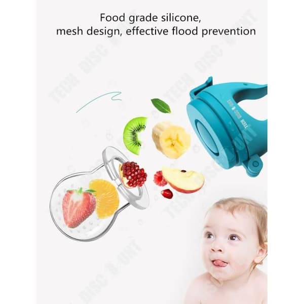 TD® Babynapp Silikon Mat Nappar Matning Napp Grönsaker och frukter 1 år och äldre Pojke Flicka Modell Nipple Form