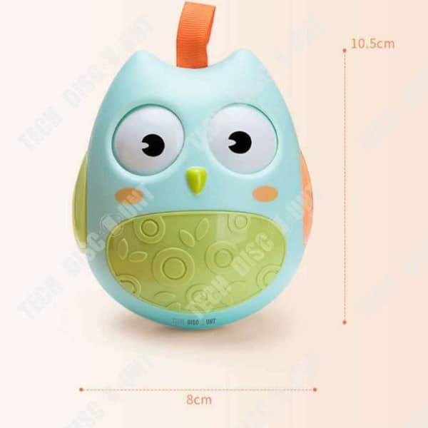 TD® Doll Toy baby skallra bitring montessori söt original barn blå grön orange liten utveckling barn praktisk anima