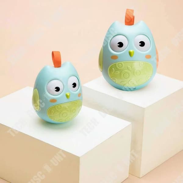 TD® Doll Toy baby skallra bitring montessori söt original barn blå grön orange liten utveckling barn praktisk anima