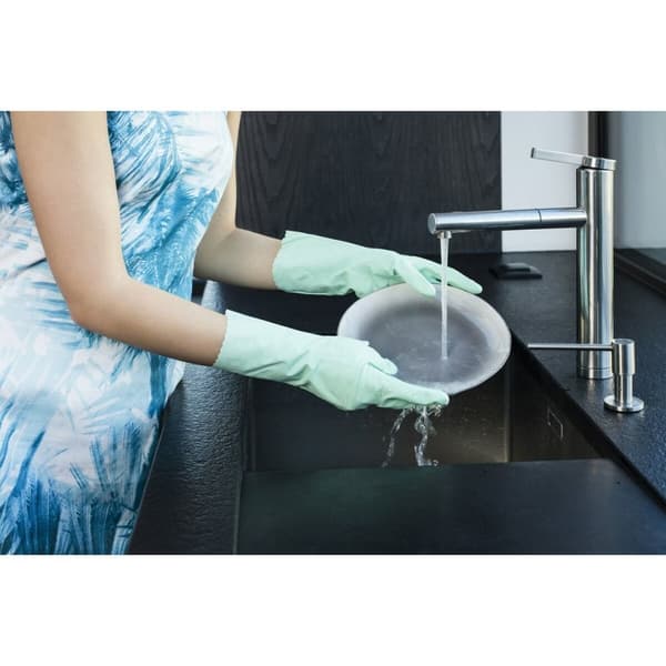 Engangshandsker Vileda 167395 L Grøn Bomuld Latex