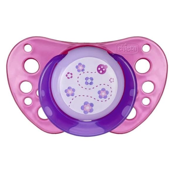 Chicco Physio Forma Air 6-16 m silikonpaket med 2+ Apple Cloud Sterilization Box