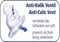 Miniatyrbild 3 av 4: Nip tet - 33003 - Anatomic Standard Silikon Aspirator 6 månader plus storlek S