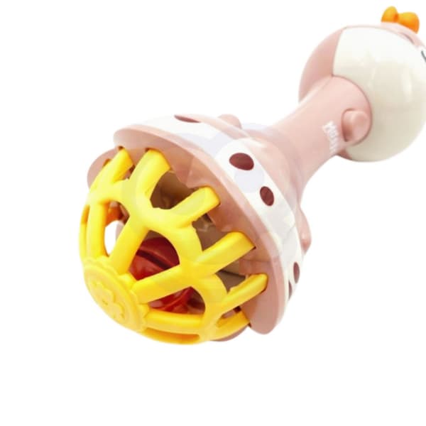 WOOPIE BABY Skallra Giraff Sensorisk Bitring med Musik Montessori 1 st.