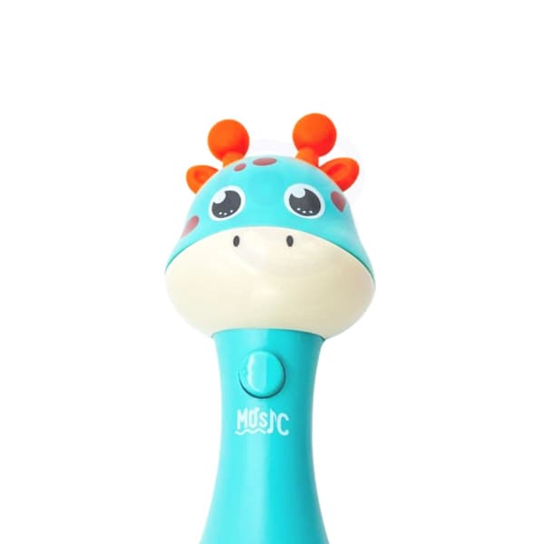 WOOPIE BABY Skallra Giraff Sensorisk Bitring med Musik Montessori 1 st.