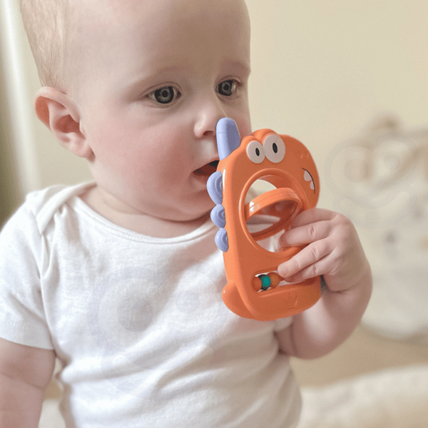 WOOPIE BABY Sensoriskt Leksakstuggis med Spegel – Dino