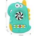Miniatyrbild 8 av 10: WOOPIE BABY Sensoriskt Leksakstuggis med Spegel – Dino