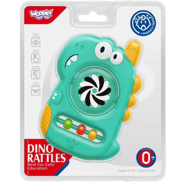 WOOPIE BABY Sensoriskt Leksakstuggis med Spegel – Dino