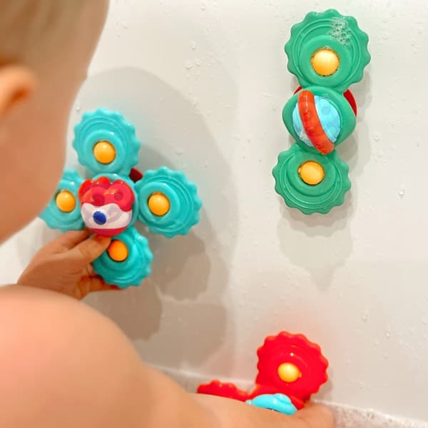 WOOPIE BABY Bitring Snurra med Sugpropp, Set om 3