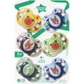 Miniatyrbild 2 av 6: Nappar - TOMMEE TIPPEE - KUL - 6-18 månader - Set om 6 - Symmetrisk ortodontisk form - BPA-fri silikon