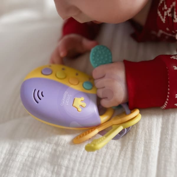 WOOPIE BABY interaktive bilnøgler med fjernbetjening og bidering 2 i 1