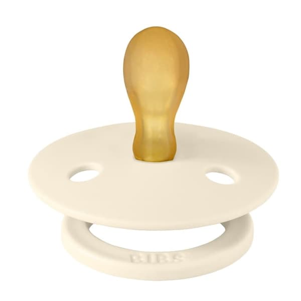 SYMMETRISK S IVORY 0+ symmetrisk gummisut, hagesmækker