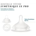 Miniatyrbild 3 av 4: Suavinex SX Pro medelflöde anatomisk silikonnapp för bebisar från 6 månader och uppåt - 2-pack