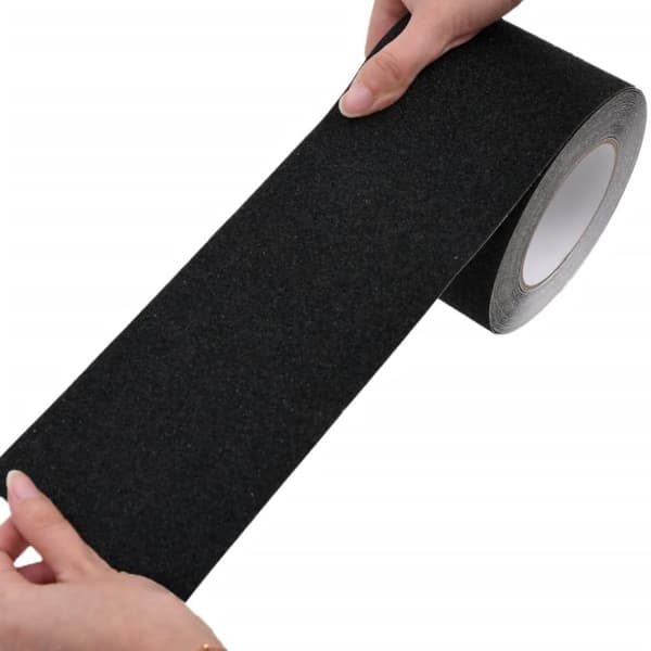 vidaXL skridsikker tape 0,1x10 m PVC sort