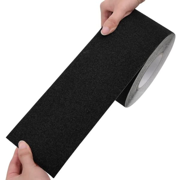 vidaXL skridsikker tape 0,1x20 m PVC sort