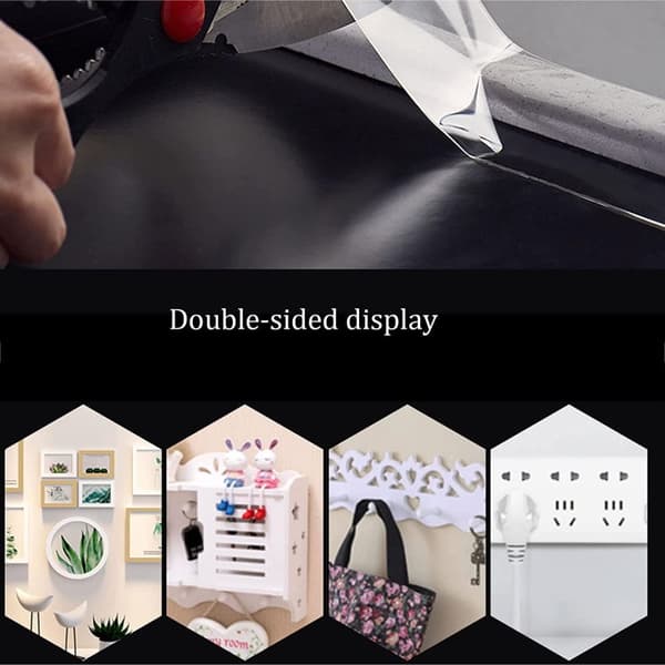 Dubbelhäftande Nanotejp Transparent 3M Längd