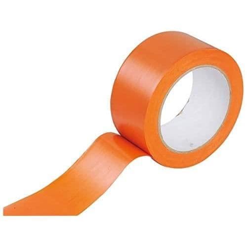 GRAPHIC UNIVERSE set om 6 - Orange PVC-maskeringsrulle Format 33 meter x 50 mm - Tejp för byggarbetsplatser, konstruktion, byggnad, 124