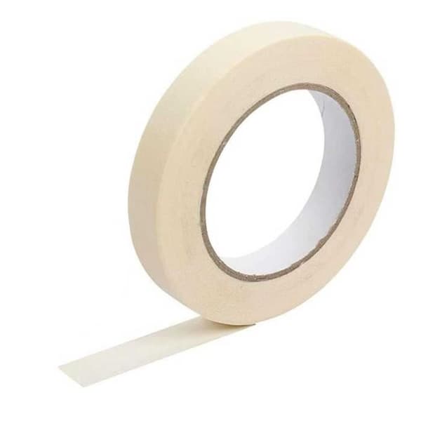 Självhäftande maskeringstejp – Skydd för gör-det-själv målningsarbete, överlägsen kvalitetsfinish för alla ytor – 19 mm x 50 m