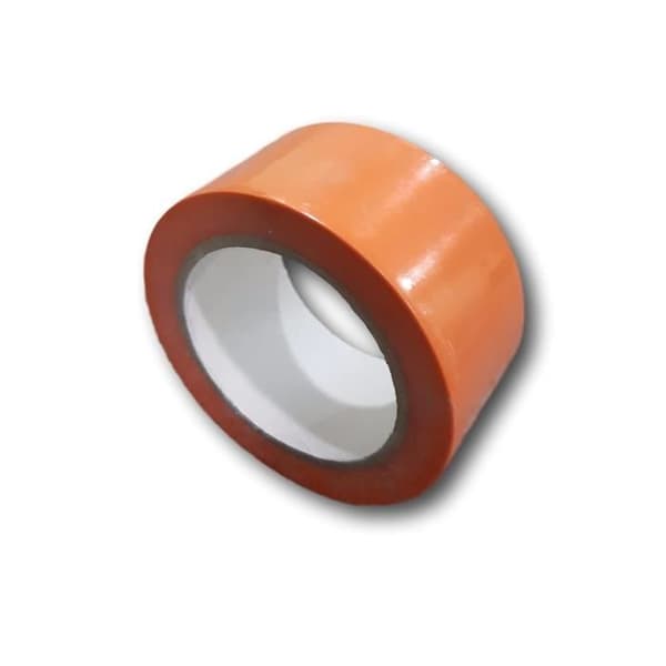 set om 3 - Roll orange PVC-maskering Format 33 meter x 50 mm - Tejp för byggarbetsplatser, konstruktion, byggnad, putsarbete[316]