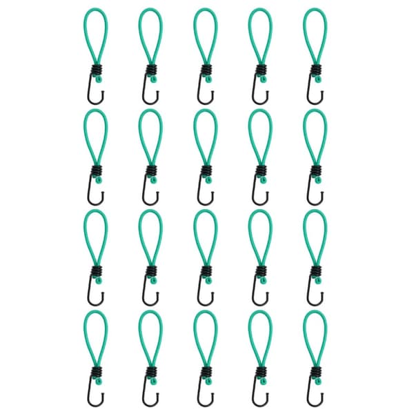 vidaXL Bagasjestropper med kroker 20 stk 15 cm