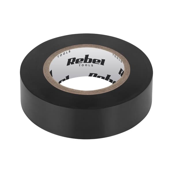 REBEL liima eristenauha (0,13 mm x 19 mm x 10 yd) musta