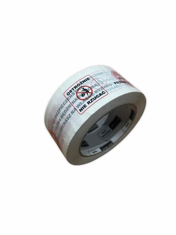 BSTech painettu teippi 48 mm x 100 m 'STOP turvateippi'