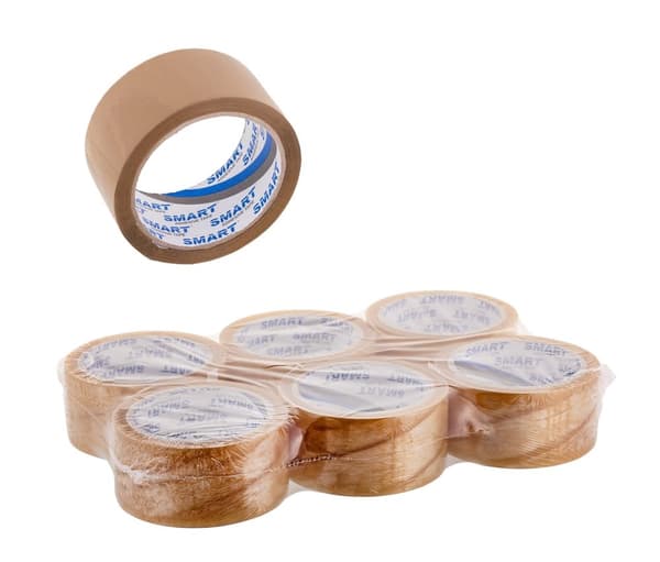 BSTech Solvent Transparent självhäftande tejp 48x66 6 st.