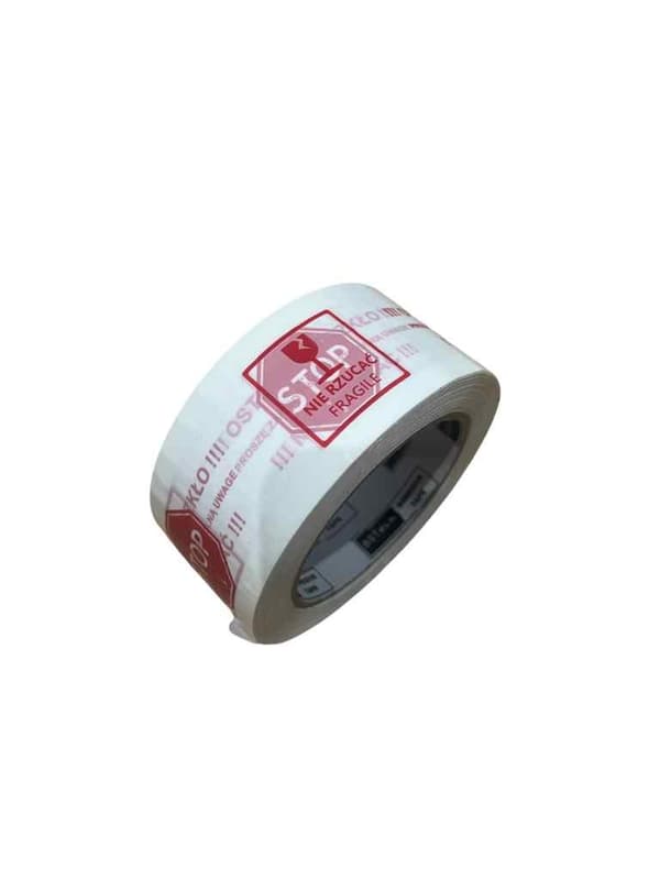 BSTech tejp med tryck 48x100m "Careful glass" 6 st