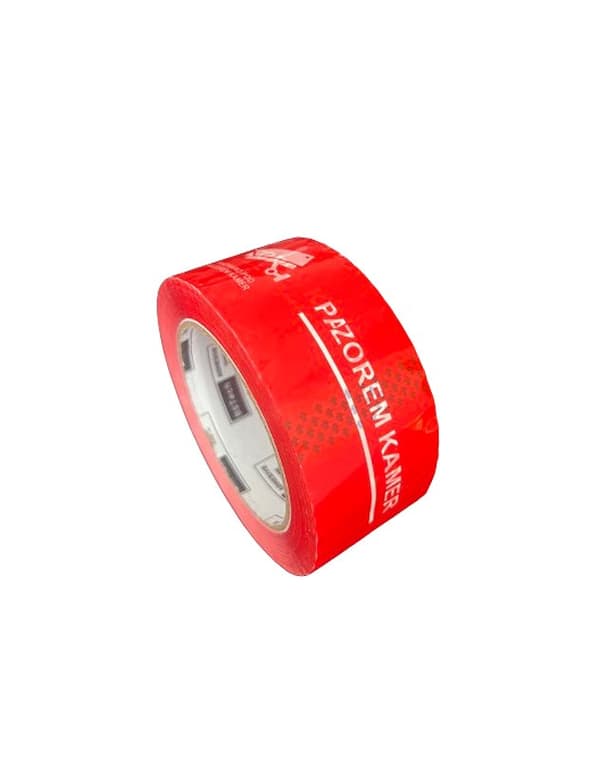 BSTech tejp tryckt 48 mm x 100 m 'Förpackad under kameraövervakning' 6 st