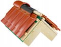 Pikkukuva 4 / 9: Ridge teippi ROLL ECCO 240mm x 5m RAL 8004