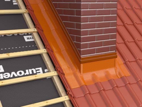 Skorstenstejp AL STANDARD 300mm x 5m RAL 9005