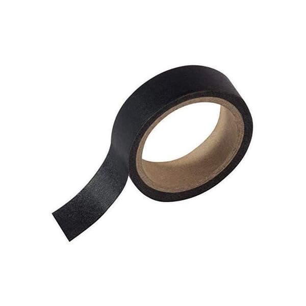 SIGEL MU220 Maskeringstejp för whiteboardtavlor, självhäftande, papper, 1 rulle à 16 m, svart