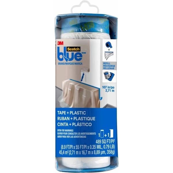 3M PTD2093EL-107NEW ScotchBlue maskeringstejp blå (L x B) 17 m x 2,7 m 1 st.