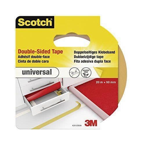 Scotch 19500188339 Universellt dubbelhäftande tejp 50mm x 20m 1 Rulle - 42012050