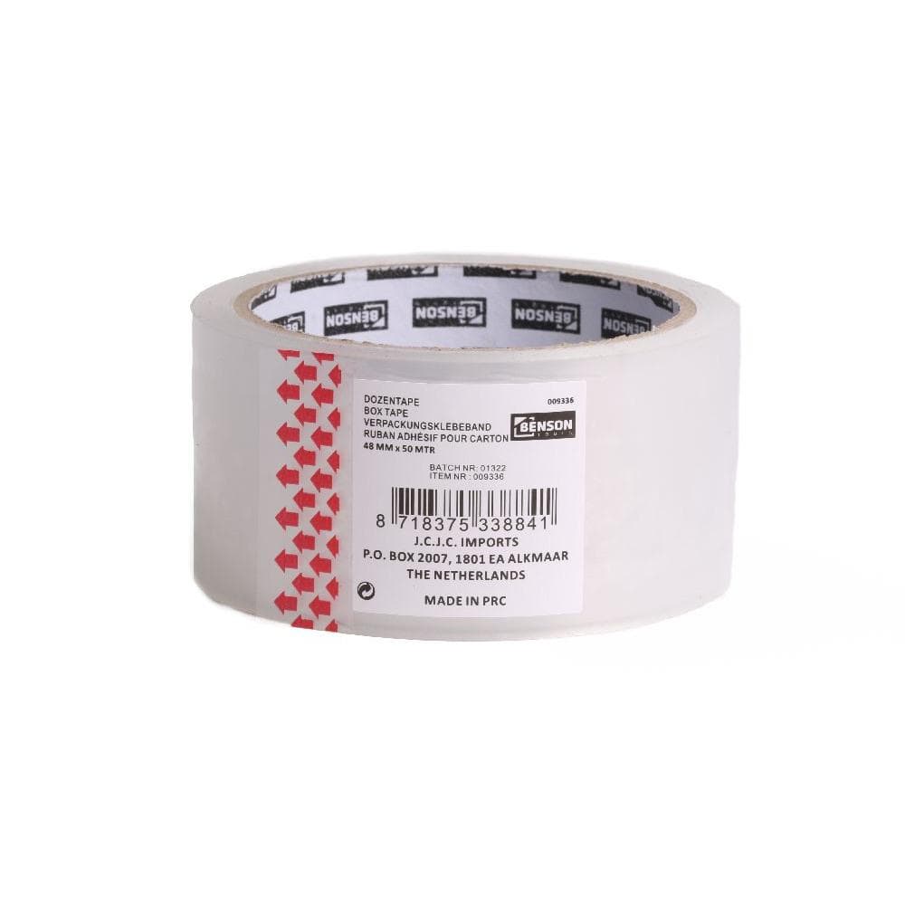 Packtejp 50m x 4,8cm - Bred Tejp Benson