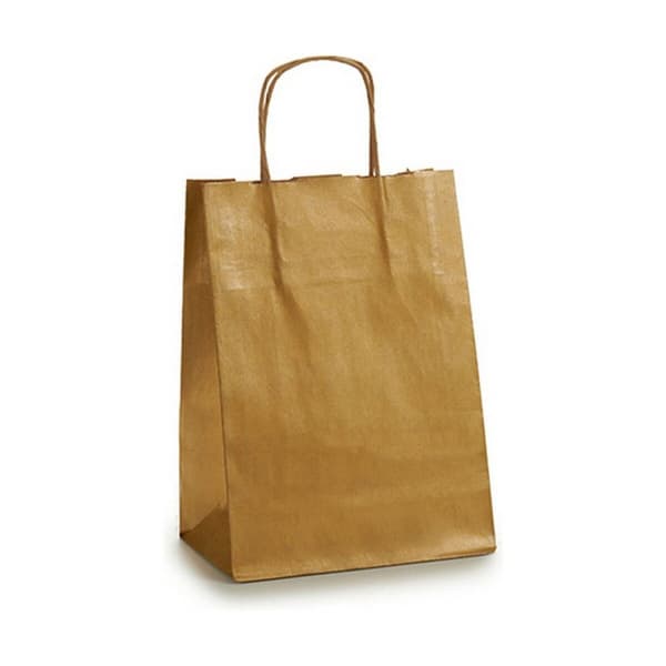Papirpose Pincello 18241-ORO Gylden 18 x 8 x 32 cm (25 enheder)