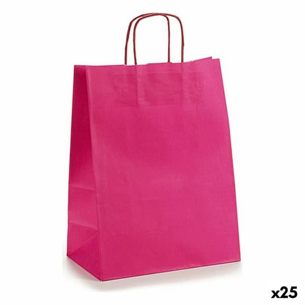 Papirpose Pincello 24312 Pink 24 x 12 x 40 cm (25 enheder)