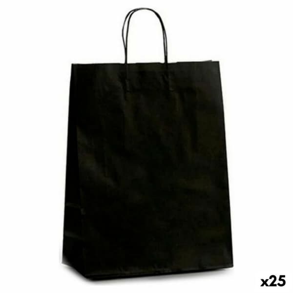 Paperikassi Pincello 32412 Musta 12 x 52 x 32 cm 32 X 12 X 50 cm (25 osaa)