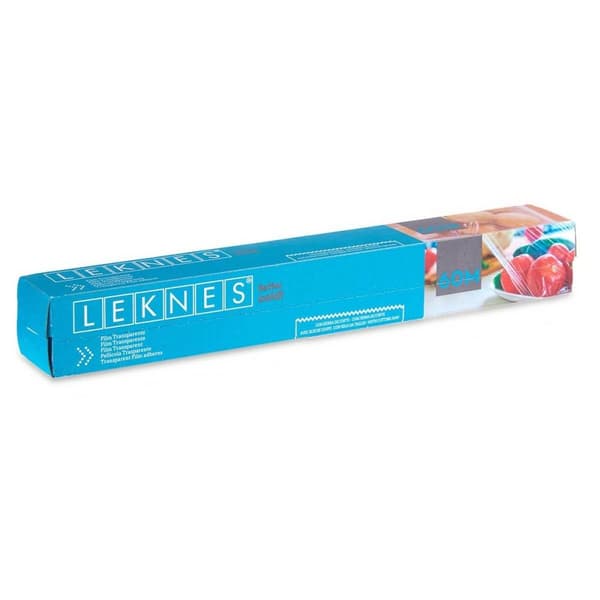 Film til indpakning af fødevarer Leknes 190939000499 Gennemsigtig Polyetylen 8 mm 60 m (24 enheder)