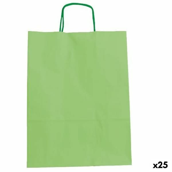 Laukut Fama Vaaleanvihreä Kahvoilla 125 g/m² 15 x 8 x 21 cm (25 osaa)