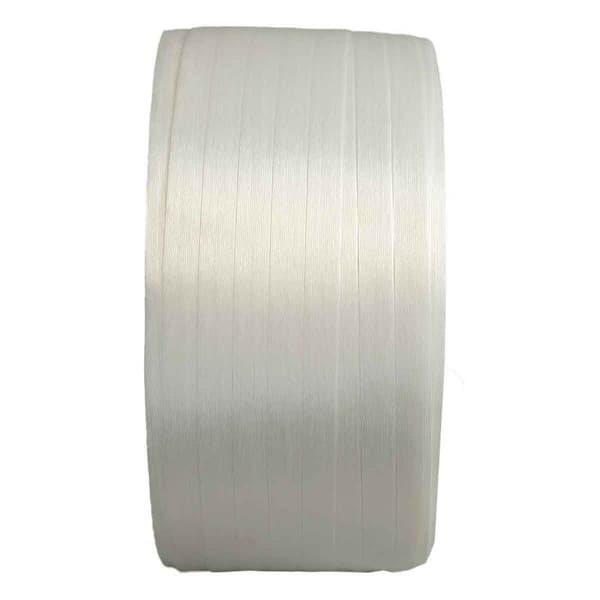 TECPLAST Bands av sträng till sträng FF 16 mm x 850 m - PRO-kvalitet - Hög hållfasthet 450kg - Textilband PET