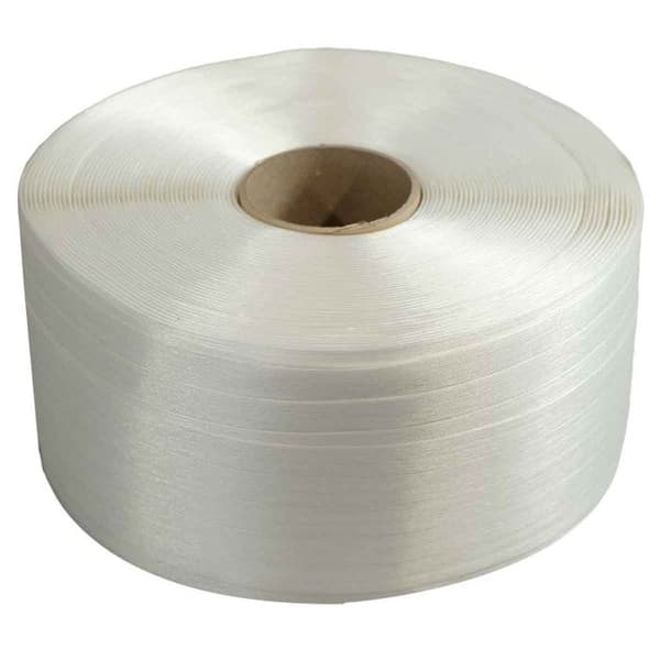 TECPLAST Bands av sträng till sträng FF 16 mm x 850 m - PRO-kvalitet - Hög hållfasthet 450kg - Textilband PET