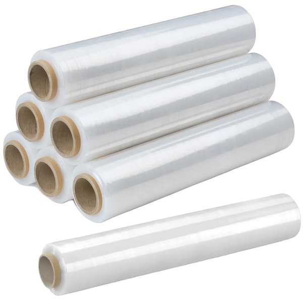 Stretch Film, 28m Længde pr. Rulle, Omkostningseffektiv Løsning,Trans 6 spoler +++ billig Trans 6 coils +++ cheap