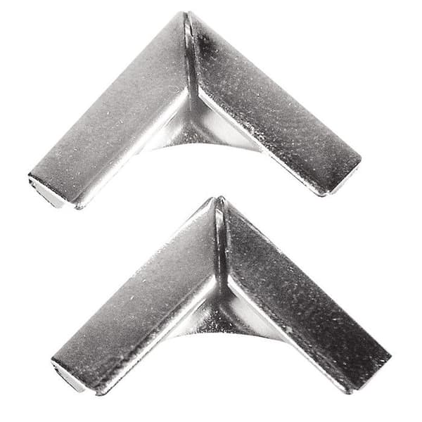 Mynt i metall för böcker Silverfärgad 14 x 14 mm 4 stycken