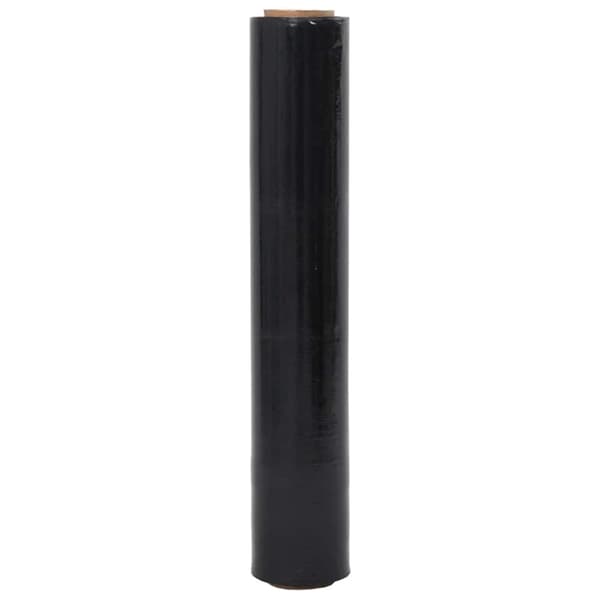vidaXL Sträckfilm 2 st svart 20 μm 50 cm x 150 m
