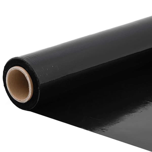 vidaXL Strekkfilm 6 stk svart 30 μm 50 cm x 150 m