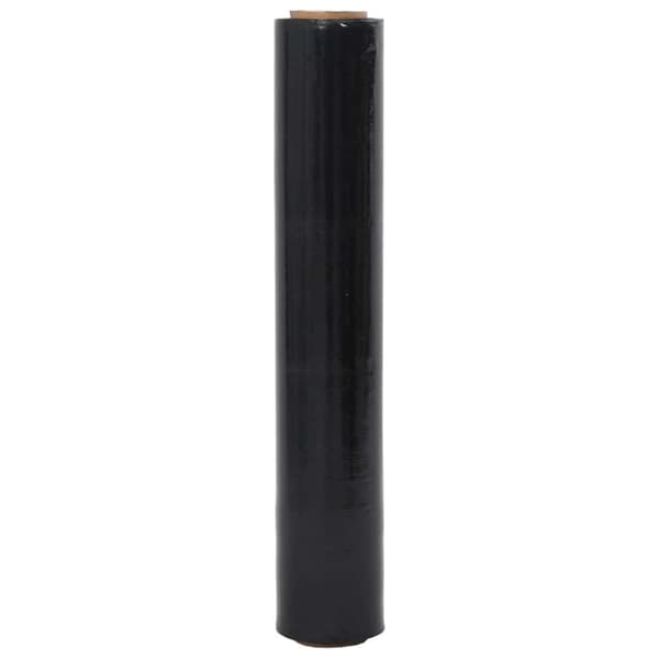 vidaXL Sträckfilm 2 st svart 30 μm 50 cm x 150 m
