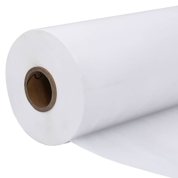 vidaXL Sträckfilm för lantbruk vit 25 μm 75 cm x 1500 m