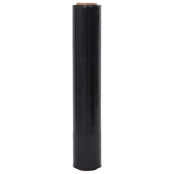 vidaXL Strækfilm 6 pcs sort 20 μm 50 cm x 300 m