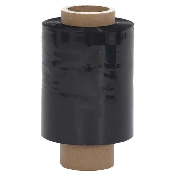 vidaXL Sträckfilm 50 st svart 23 μm 10 cm x 150 m