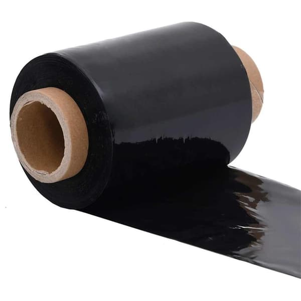 vidaXL Stretch Films 50 kpl musta 23 µm 10 cm x 150 m